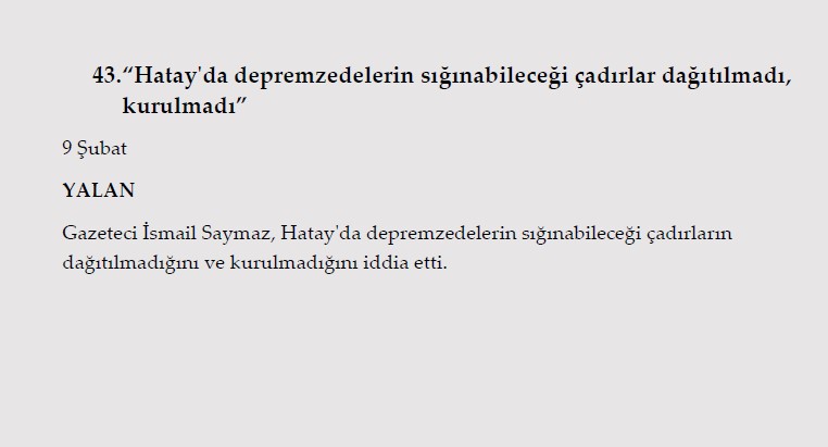 Millet acısını yaşarken onlar algı operasyonu yaptı! İşte Kahramanmaraş depremi ile ilgili yalanlar ve gerçekler
