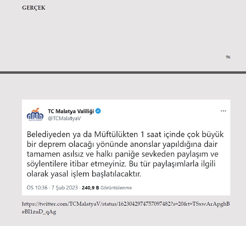 Millet acısını yaşarken onlar algı operasyonu yaptı! İşte Kahramanmaraş depremi ile ilgili yalanlar ve gerçekler