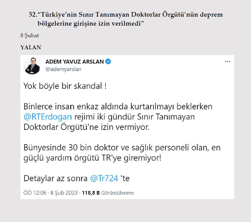 Millet acısını yaşarken onlar algı operasyonu yaptı! İşte Kahramanmaraş depremi ile ilgili yalanlar ve gerçekler