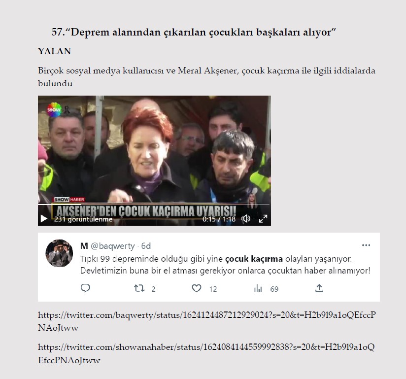 Millet acısını yaşarken onlar algı operasyonu yaptı! İşte Kahramanmaraş depremi ile ilgili yalanlar ve gerçekler