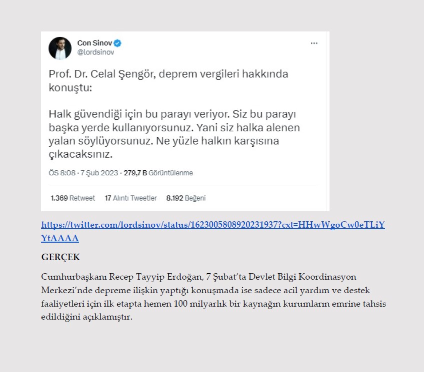 Millet acısını yaşarken onlar algı operasyonu yaptı! İşte Kahramanmaraş depremi ile ilgili yalanlar ve gerçekler