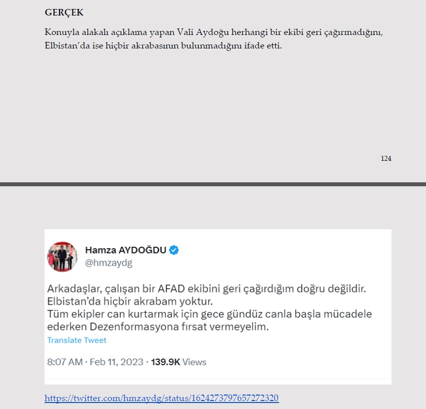 Millet acısını yaşarken onlar algı operasyonu yaptı! İşte Kahramanmaraş depremi ile ilgili yalanlar ve gerçekler