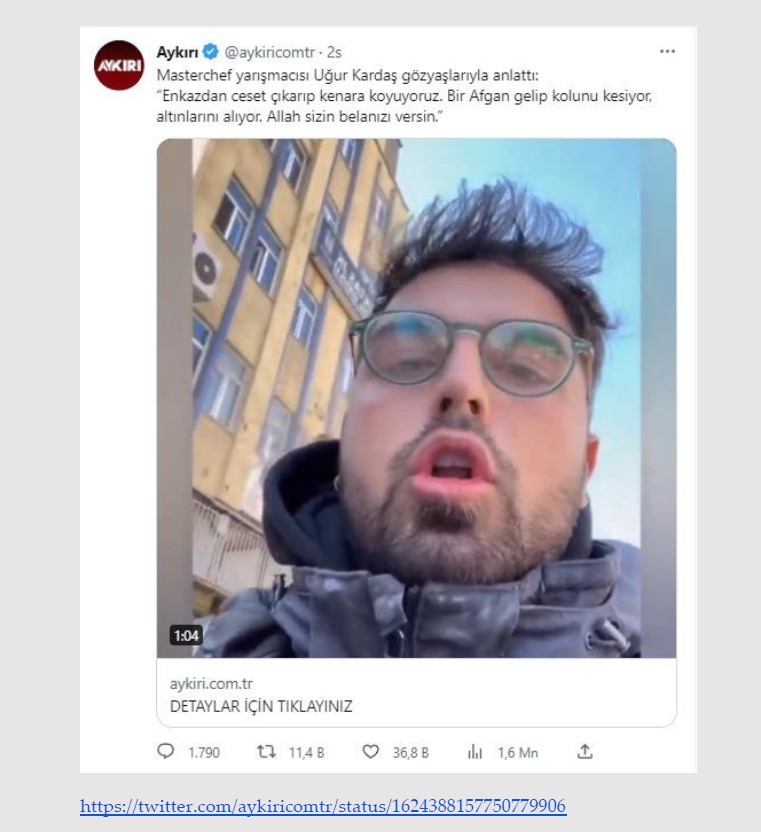 Millet acısını yaşarken onlar algı operasyonu yaptı! İşte Kahramanmaraş depremi ile ilgili yalanlar ve gerçekler