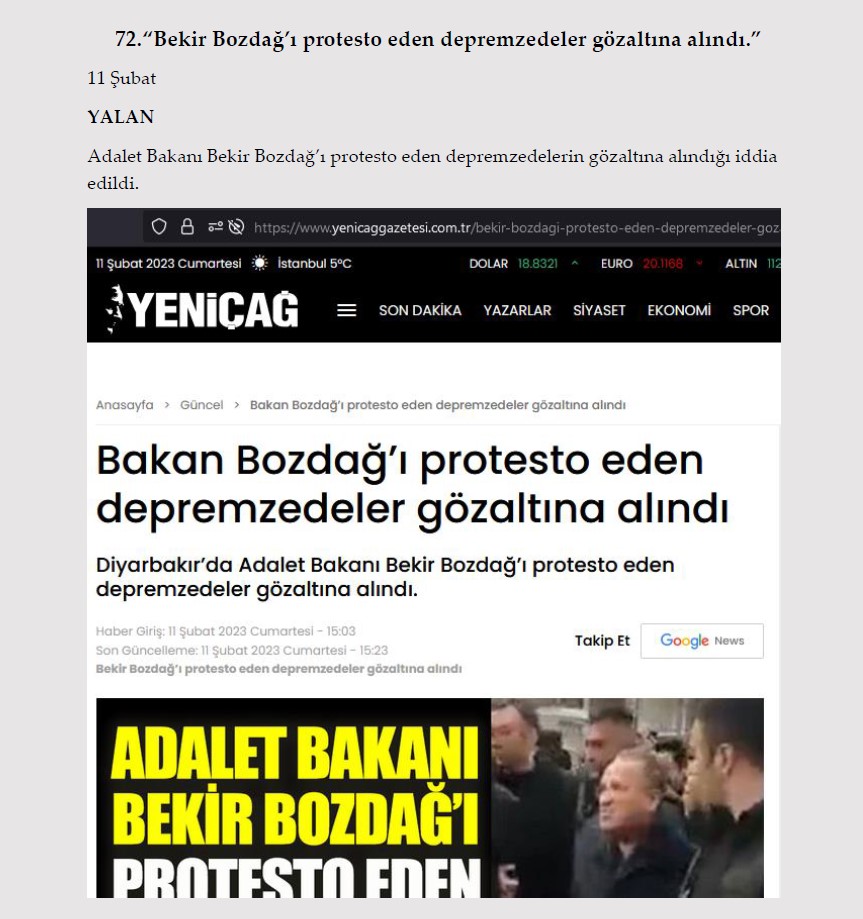 Millet acısını yaşarken onlar algı operasyonu yaptı! İşte Kahramanmaraş depremi ile ilgili yalanlar ve gerçekler