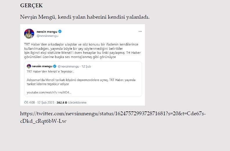 Millet acısını yaşarken onlar algı operasyonu yaptı! İşte Kahramanmaraş depremi ile ilgili yalanlar ve gerçekler