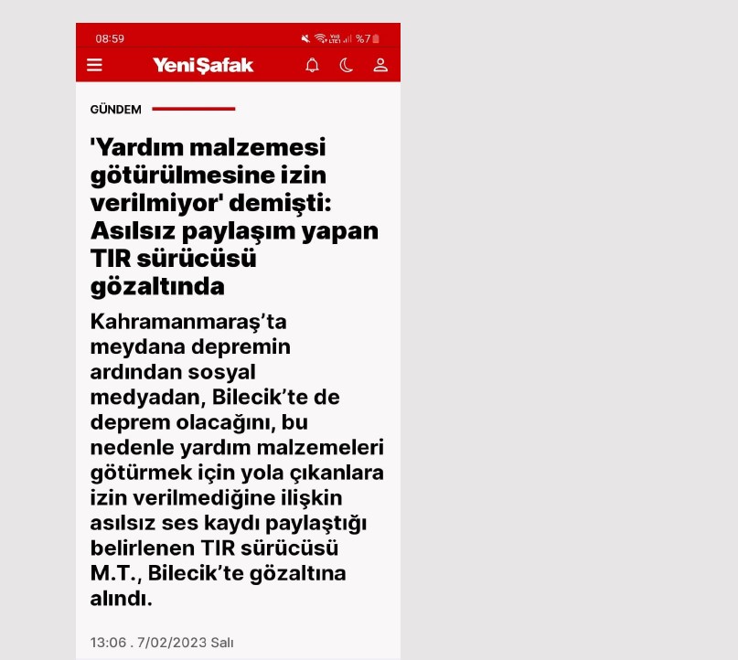 Millet acısını yaşarken onlar algı operasyonu yaptı! İşte Kahramanmaraş depremi ile ilgili yalanlar ve gerçekler