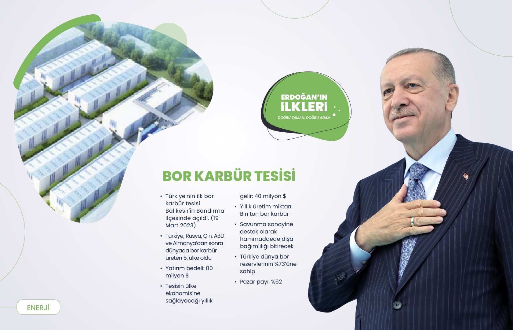 ’İlk kez’ Başkan Erdoğan liderliğinde Türkiye’ye kazandırılan 500 proje!