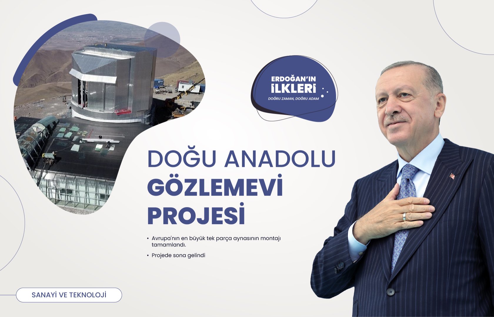 ’İlk kez’ Başkan Erdoğan liderliğinde Türkiye’ye kazandırılan 500 proje!