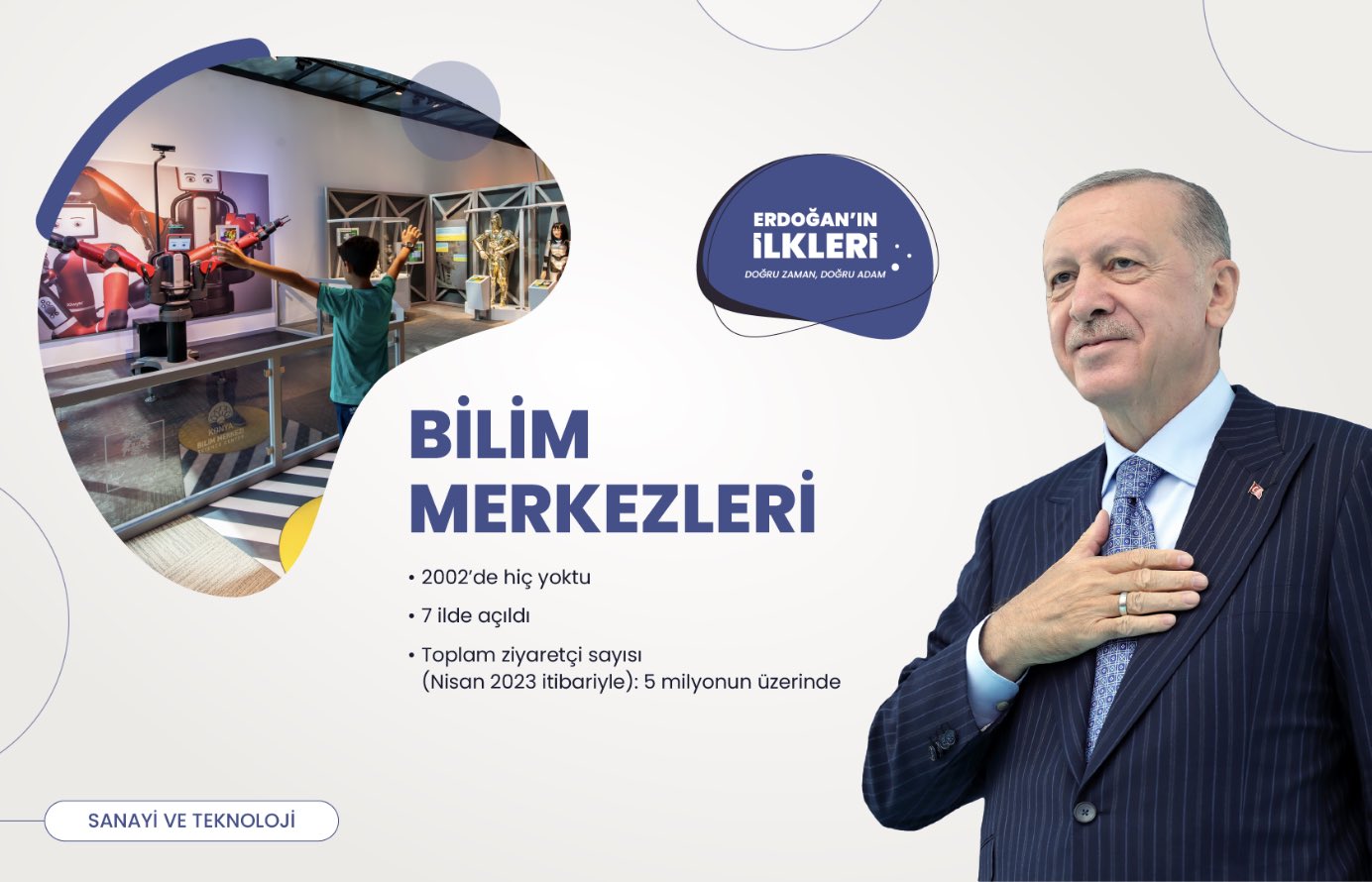 ’İlk kez’ Başkan Erdoğan liderliğinde Türkiye’ye kazandırılan 500 proje!