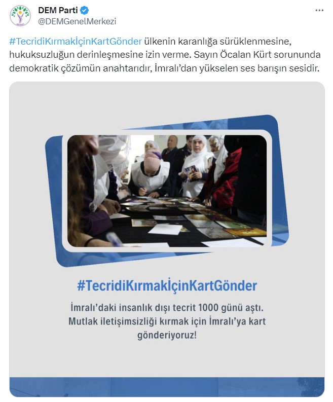 CHP’nin ittifak ortağı DEM’den küstah tehdit! Terör örgütü elebaşı Öcalan vurgusu yaparak…