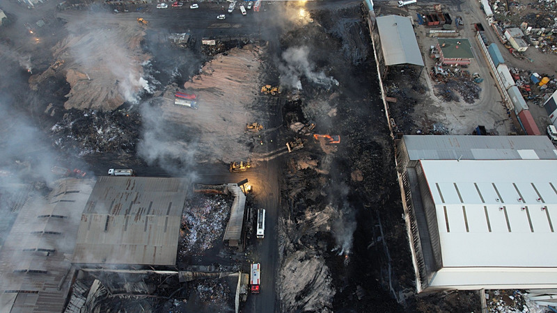 Ankara’da Hurdacılar Sanayi Sitesi’ndeki yangın kontrol altına alındı! Felaketin boyutu gün ağarınca ortaya çıktı
