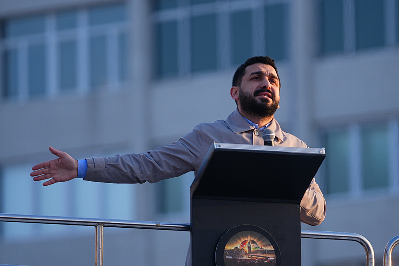 Katil İsrail zulmüne karşı Türkiye tek yürek: Yüzbinler Büyük Filistin Yürüyüşü için Galata Köprüsü’nde buluştu