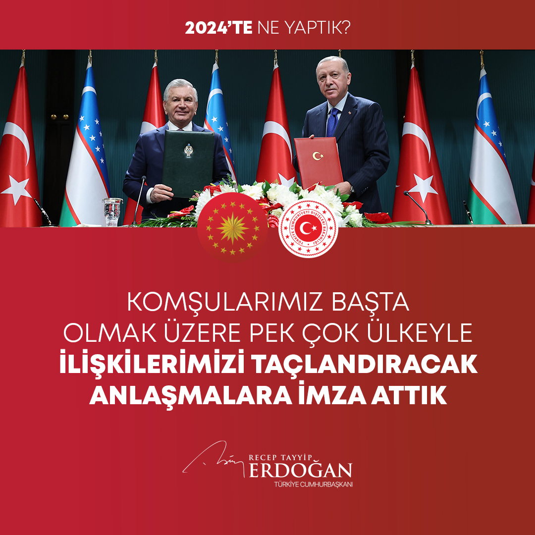 Son dakika! Başkan Erdoğan, 2024’te yapılan hizmetleri tek tek paylaştı: Gece gündüz demeden aşkla çalıştık