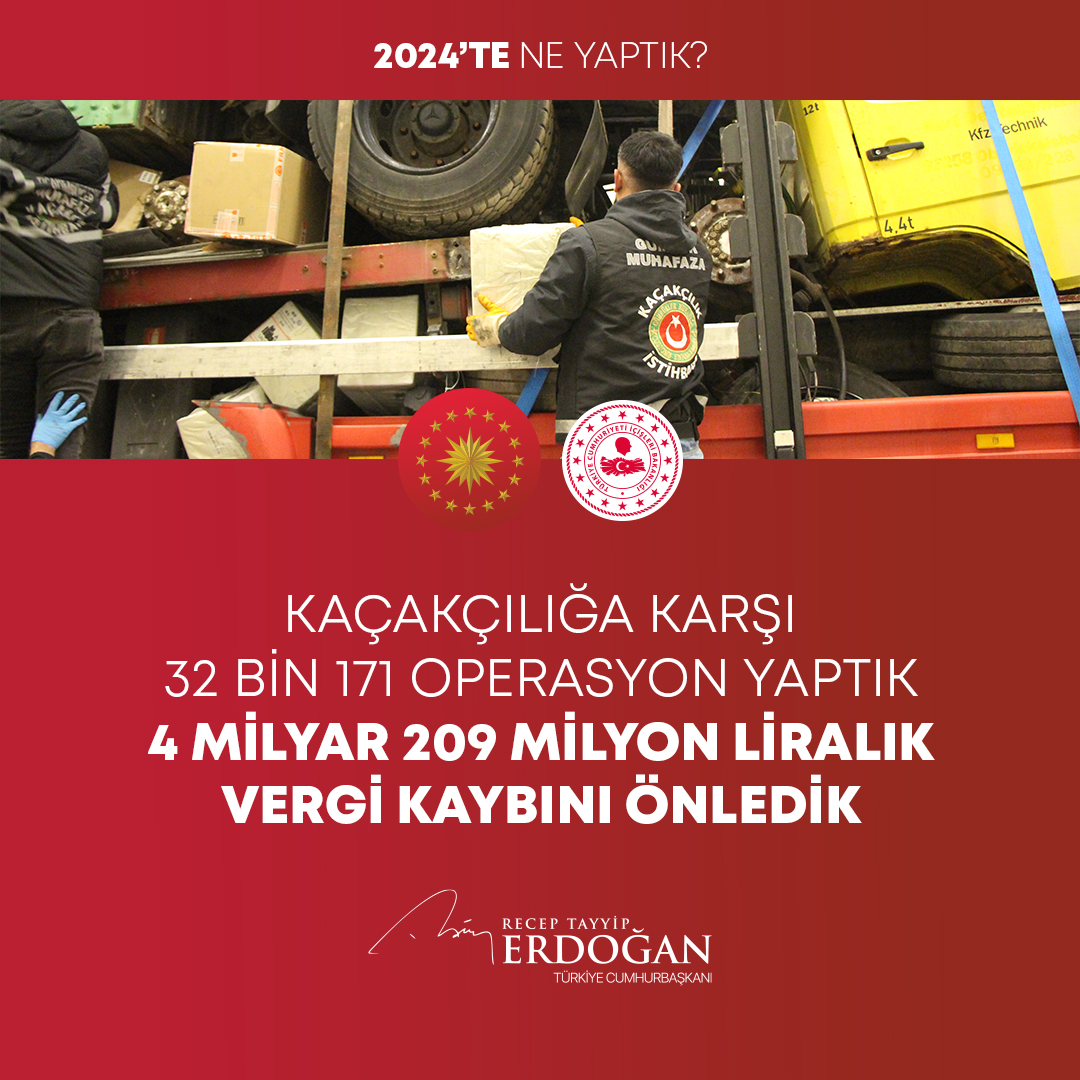 Son dakika! Başkan Erdoğan, 2024’te yapılan hizmetleri tek tek paylaştı: Gece gündüz demeden aşkla çalıştık
