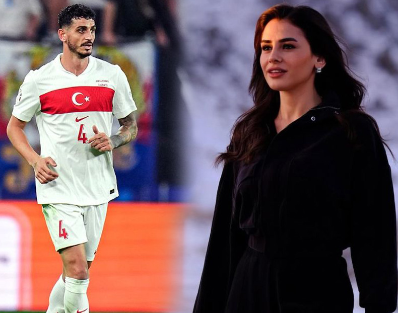 Oyuncu Hazal Çağlar ile futbolcu Samet Akaydın nişanlandı! İşte nişandan ilk kareler!