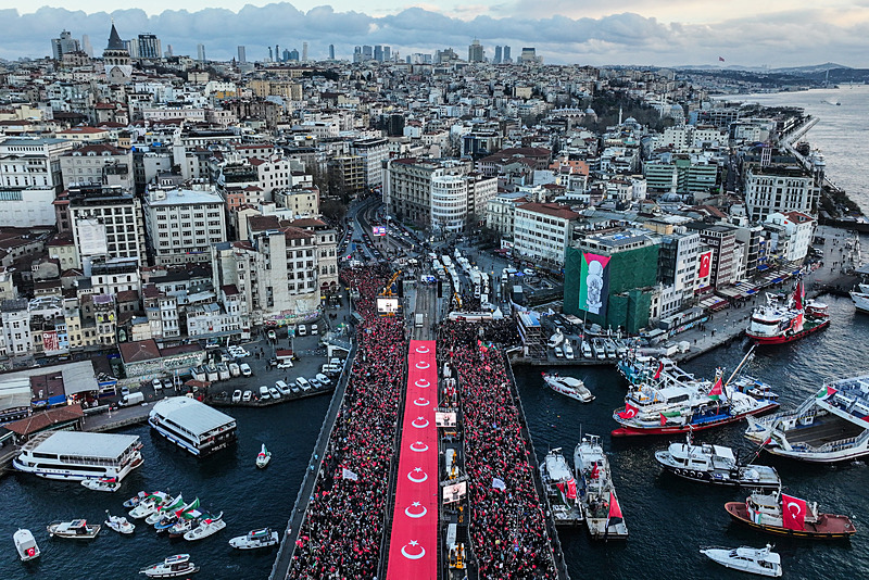 SON DAKİKA… Yüz binler Filistin için tek yürek! İstanbul’da Gazze kıyamı: Tarihi görüntüler…