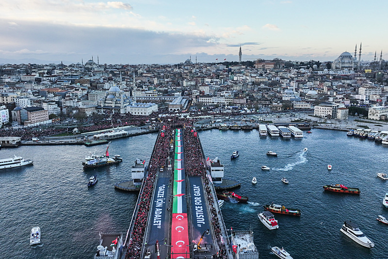 SON DAKİKA… Yüz binler Filistin için tek yürek! İstanbul’da Gazze kıyamı: Tarihi görüntüler…
