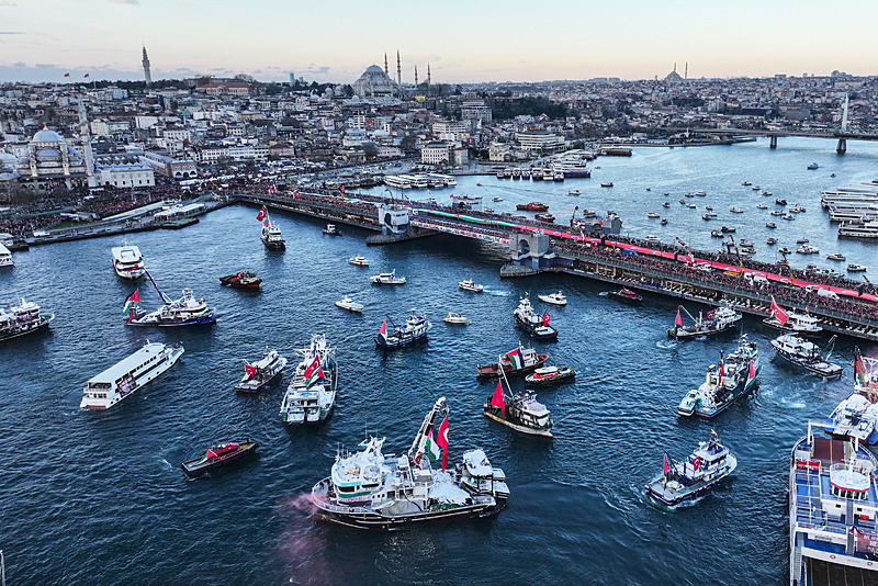 SON DAKİKA… Yüz binler Filistin için tek yürek! İstanbul’da Gazze kıyamı: Tarihi görüntüler…