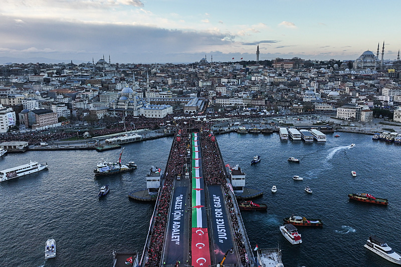 SON DAKİKA… Yüz binler Filistin için tek yürek! İstanbul’da Gazze kıyamı: Tarihi görüntüler…