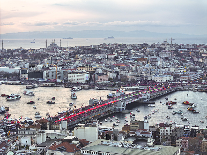 SON DAKİKA… Yüz binler Filistin için tek yürek! İstanbul’da Gazze kıyamı: Tarihi görüntüler…