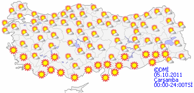 5 günlük haritalı hava tahminleri-2