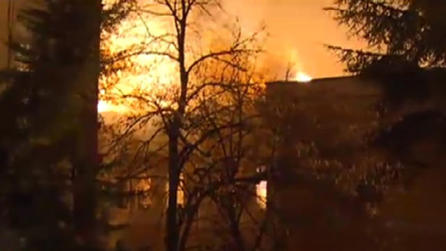 Ortaköy'de büyük yangın