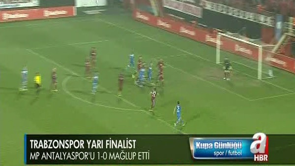 Trabzonspor:1MP Antalyaspor:0