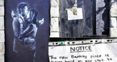 Banksy’nin yapıtını ‘içeri’ aldılar