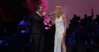 Mustafa Ceceli ve Lara Fabian’dan unutulmaz konser