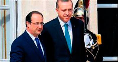 Cumhurbaşkanı Erdoğan Hollande ile IŞİD’i konuştu