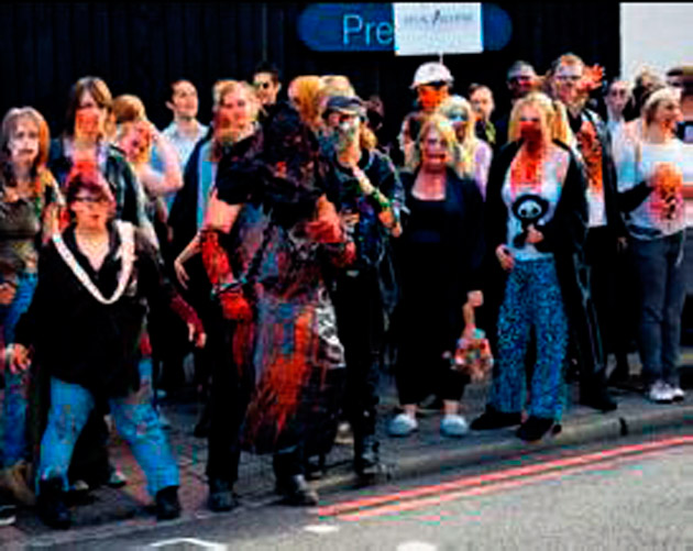 Londra sokaklarında ’zombi’ istilası