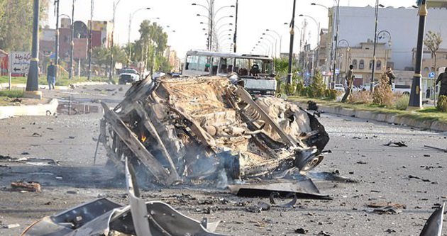 Kerkük’te polislere bombalı saldırı