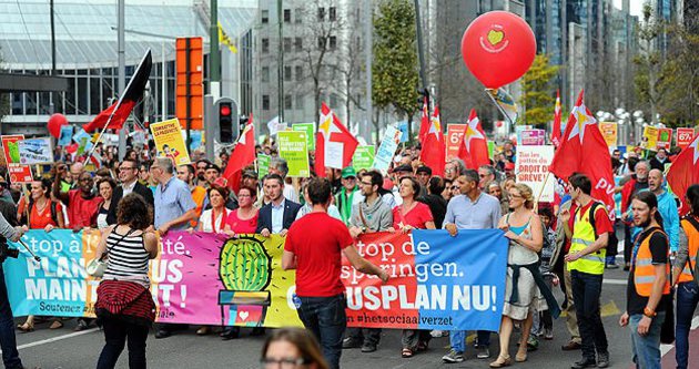 Belçika’da ’Kaktüs Plan’ yürüyüşü