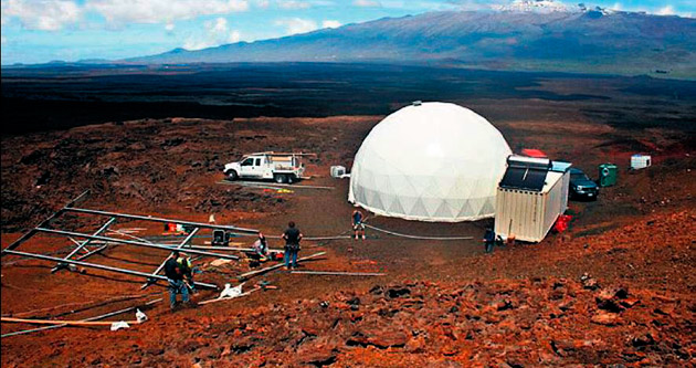 Mars’taki astronot evi Hawaii’de canlandırıldı