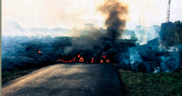 Kilauea’nın lavları kente doğru ilerliyor