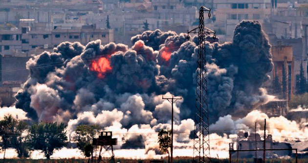Koalisyon IŞİD’i bombaladı