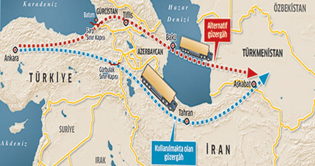 Türkler’e rest çeken İran 2015’te by-pass ediliyor
