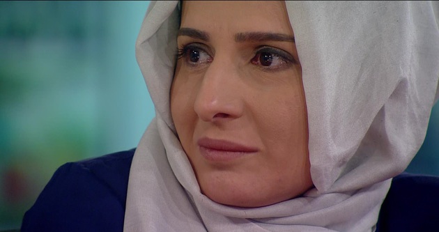 Canlı yayında gözyaşları!