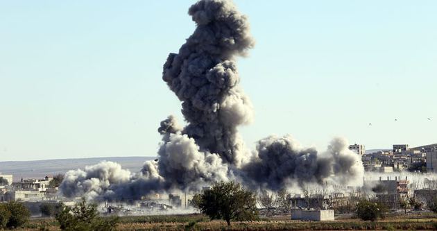 Kobani çatışmaları sınırda yoğunlaştı