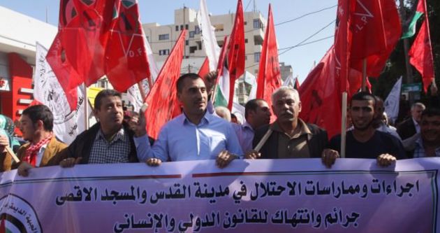 Gazze’de Mescid-i Aksa protestosu