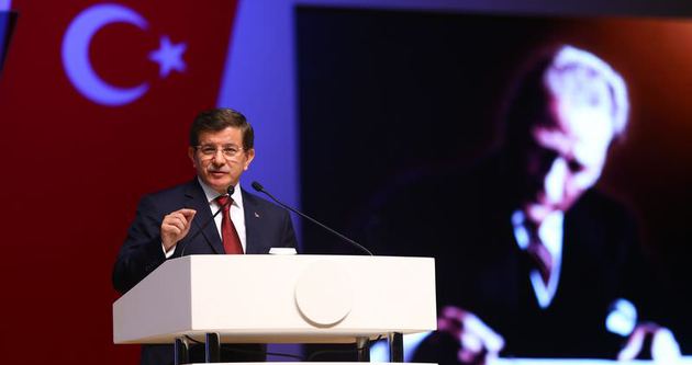 Başbakan Ahmet Davutoğlu Atatürk’ü anma töreninde konuştu