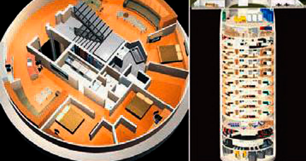 Milyonerlere özel nükleer sığınak