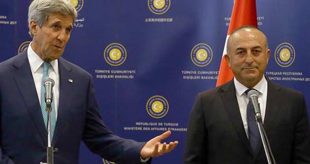 Mevlüt Çavuşoğlu John Kerry ile görüştü