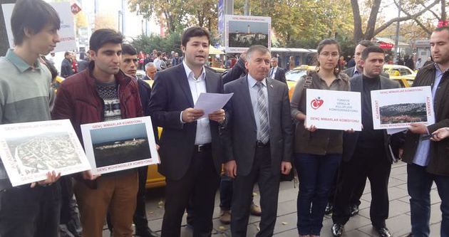 Kızılay’da Cumhurbaşkanlığı Sarayı’na destek eylemi