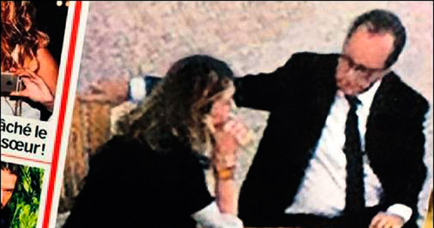 Hollande ile Gayet’nin sarayda ilk fotoğrafı