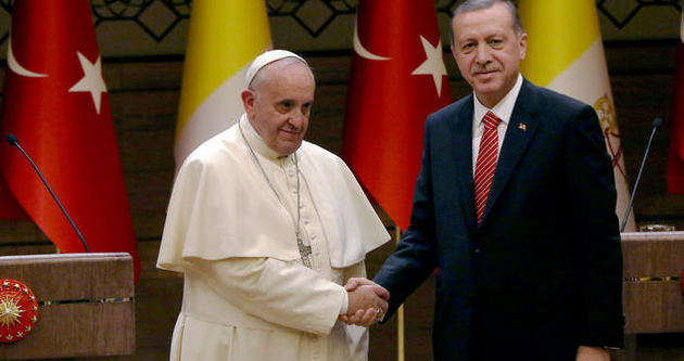 Erdoğan ve Papa’dan ortak açıklama