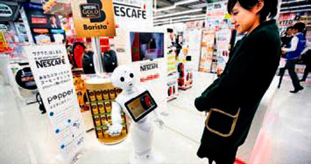 Satış temsilcisi robot