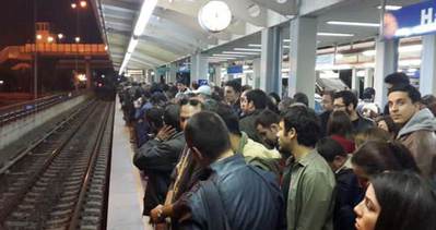 İzmir metrosunda isyan