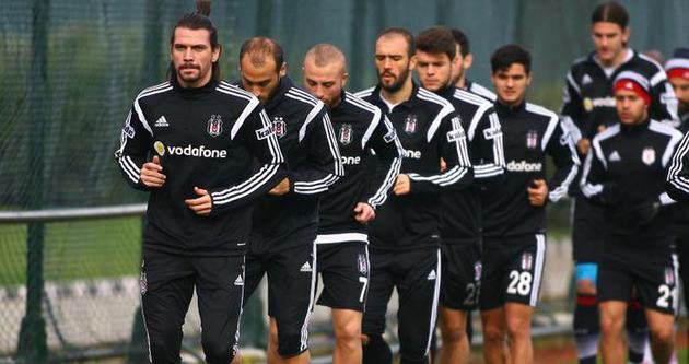 Beşiktaş, 6 eksikle çalıştı!