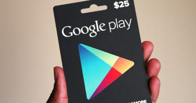 Google Play hediye kartları artık ülkemize